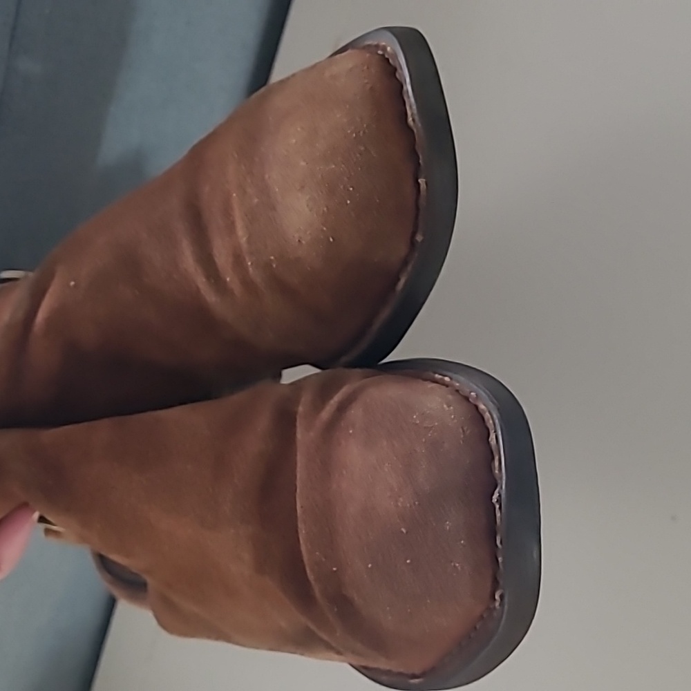 Born Margrit Slingback Suede Booties Women's Size 7 - Picture 13 of 14
